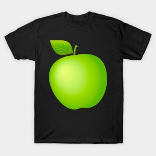 Green Apple Fresh Fruit Vegetarian Vegan Cook T-Shirt